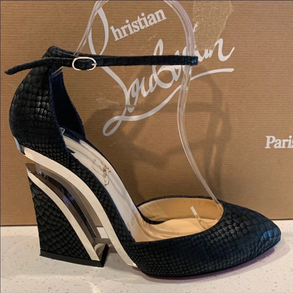 Rare Christian Louboutin LEVITALO 100 Pumps 37 - no box no bag